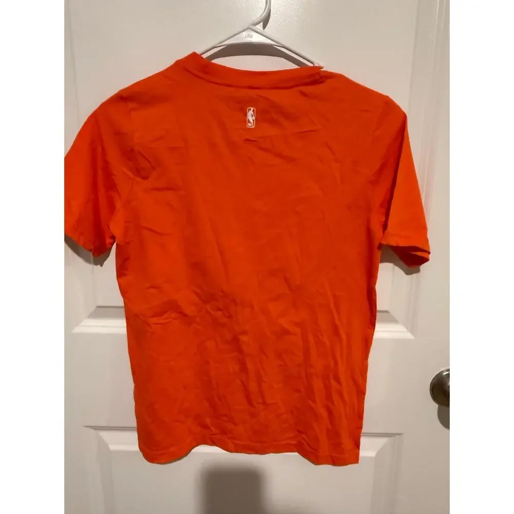 Nike Cleveland Cavaliers Youth M 10/12 Orange NBA Logo T-Shirt NWT